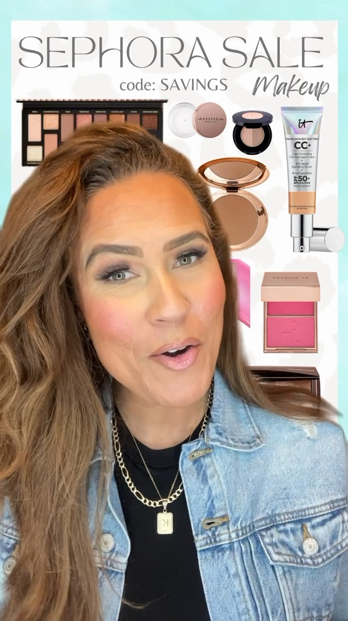 Sephora Sale Favorites review part 3! 💄

Sephora Savings Event is happening now! Rouge members can shop 11/1. All tiers can shop on 11/5 - 11/11. Save 10-20% off depending on your tier with code SAVINGS, All Sephora Collection is 30% off for all tiers! Sephora Sale, Sephora must haves, Sephora favorites, Sephora bestsellers, Sephora beauty, makeup must haves, beauty gift idea, gifts for her, Fall 2024, #LaidbackLuxeLife

Shades:
✨NARS foundation ‘Barcelona’
✨It Cosmetics foundation ‘Neutral Tan’
✨Huda Beauty setting powder ‘Cherry Blossom’
✨Huda Beauty concealer ‘Coconut Flakes’
✨Benefit highlighter ‘Cookie’
✨Hourglass palette ‘Volume III’
✨Charlotte Tilbury bronzer ‘Tan 3’
✨Fenty Beauty lipgloss ‘$weetmouth’
✨Charlotte Tilbury lipstick ‘KIM KW’
✨Lawless lipgloss ‘Daisy Pink’
✨Patrick Ta blush duo ‘She’s A Doll’
✨Anastasia lip liner ‘Deep Taupe’
✨Anastasia brow duo powder ‘Medium Brown’
✨Anastasia brow wiz ‘Soft Brown’
✨Too Faced lip plumping liner ‘In Big Truffle'
✨Buxom lip plumping gloss ‘White Russian’
✨Givenchy setting powder ‘Satin Blanc'

Hey Beautiful! Feel free to comment on this post if you have any questions! 🫶🏽

Follow me for more fashion finds, beauty faves, lifestyle, home decor, sales and more! So glad you’re here!! XO, Karma

#LTKGiftGuide #LTKVideo #LTKBeauty
