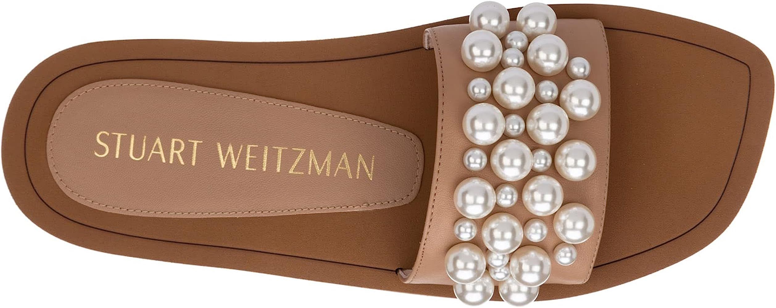 Stuart Weitzman Women's Goldie Slides | Amazon (US)