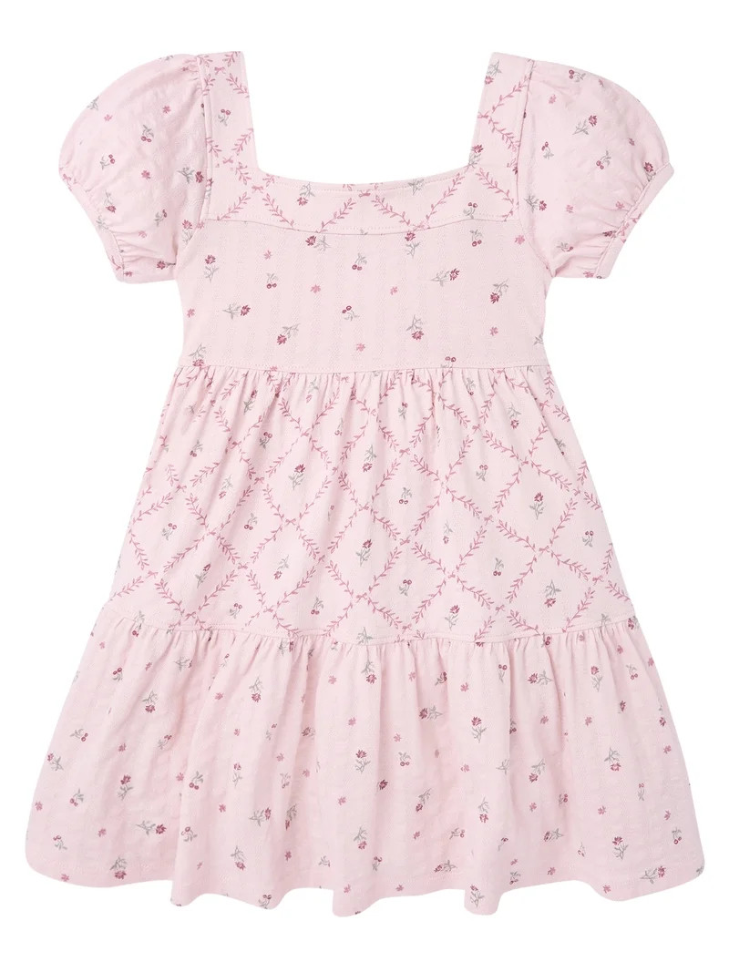 Modern Moments by Gerber Toddler Girl Tiered Dress, Sizes 12 Months - 5T | Walmart (US)