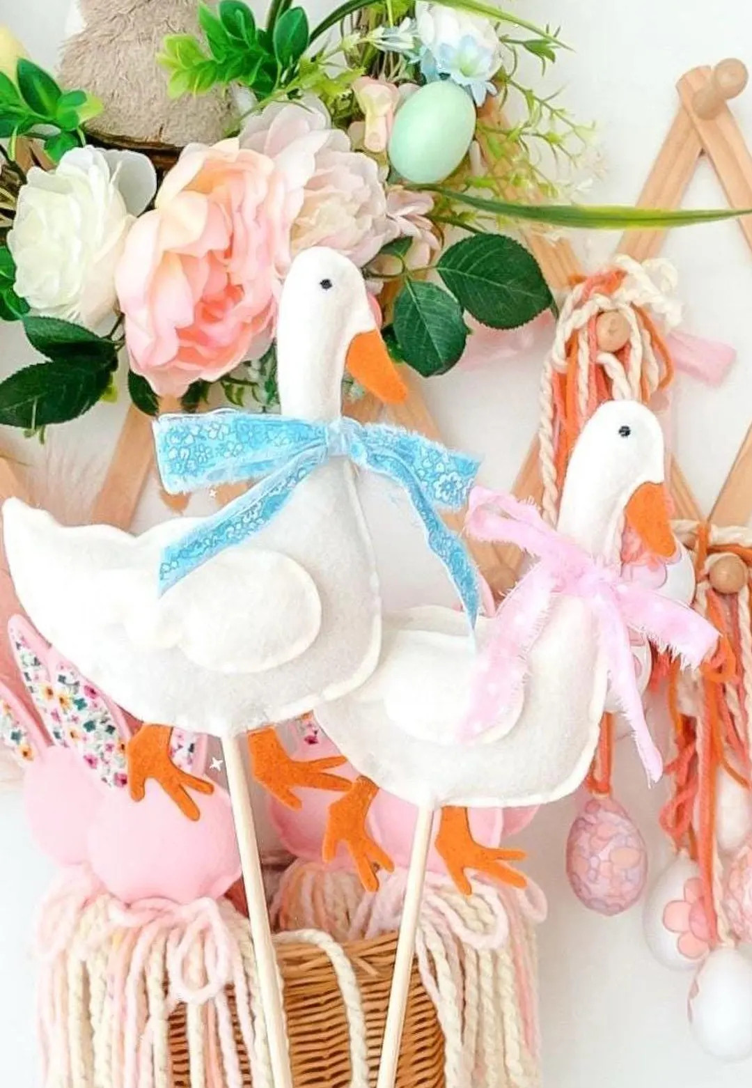 Felt Goose Wand, Easter Wand | Etsy (US)