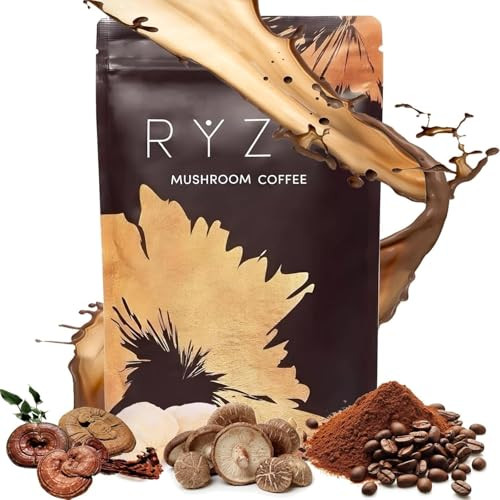 ryze Mushroom Coffee, Natrual Mushroom Coffee (30 Servings-2024-New) | Amazon (US)