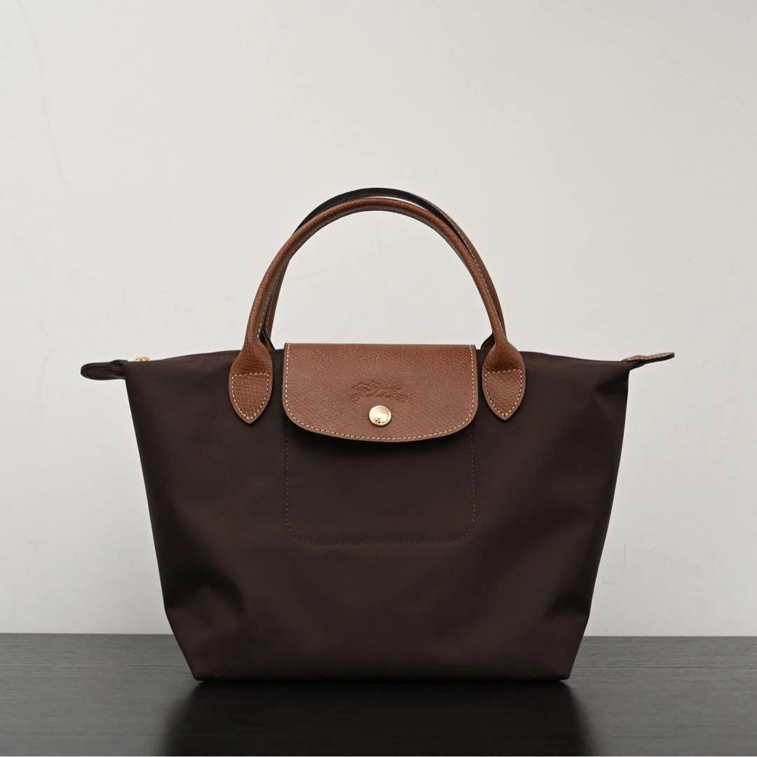 LONGCHAMP Le Pliage Handbag S Brown Nylon New From Japan | eBay US