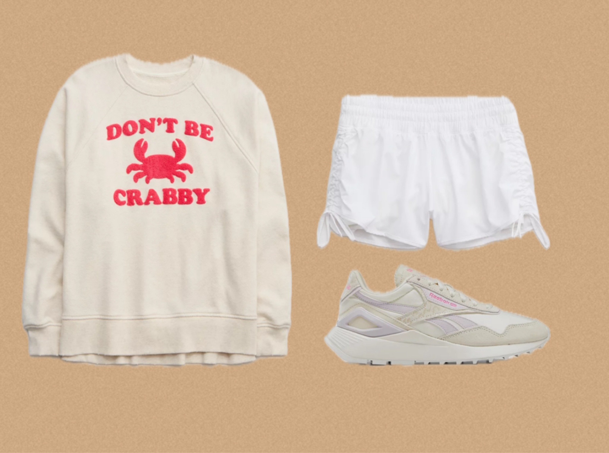 Aerie Beach Party Crew Sweatshirt
OFFLINE low rise ruched hot stuff short
Reebok Classic Legacy AZ Biz Fashion Sneaker



#LTKstyletip #LTKfindsunder100 #LTKshoecrush