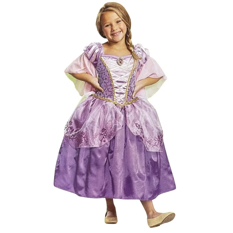 Disguise Disney Tangled Girls Princess Rapunzel Child Kids Toddler Deluxe Costume Dress (Small (4... | Walmart (US)