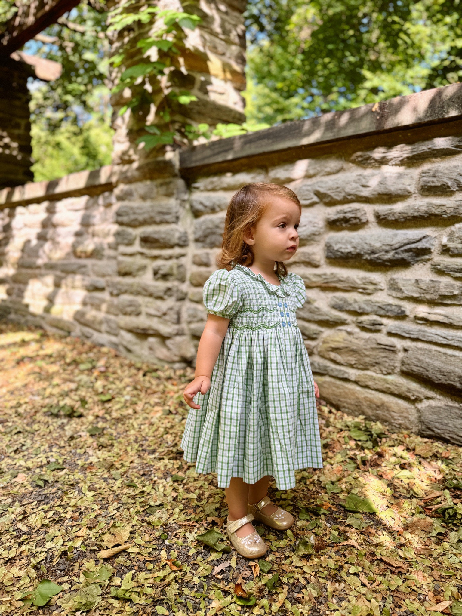 Love this smocked dress on our growing girl!

#LTKFamily #LTKKids #LTKBacktoSchool