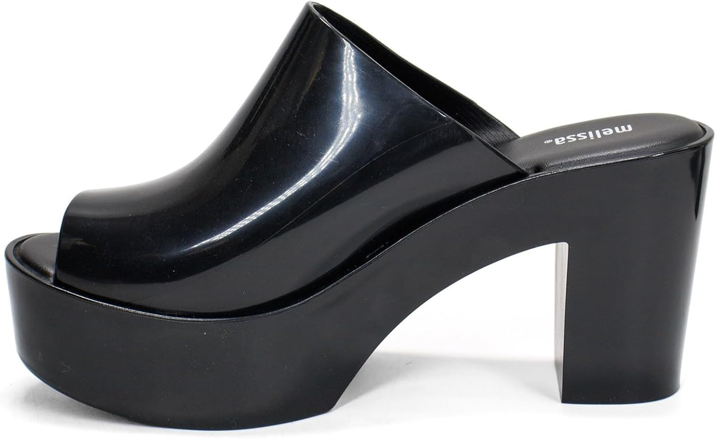 Melissa Mule Slip-On Jelly Heels for Women - Open-Toed, Stylish Heeled Clog, Comfortable Chunky S... | Amazon (US)