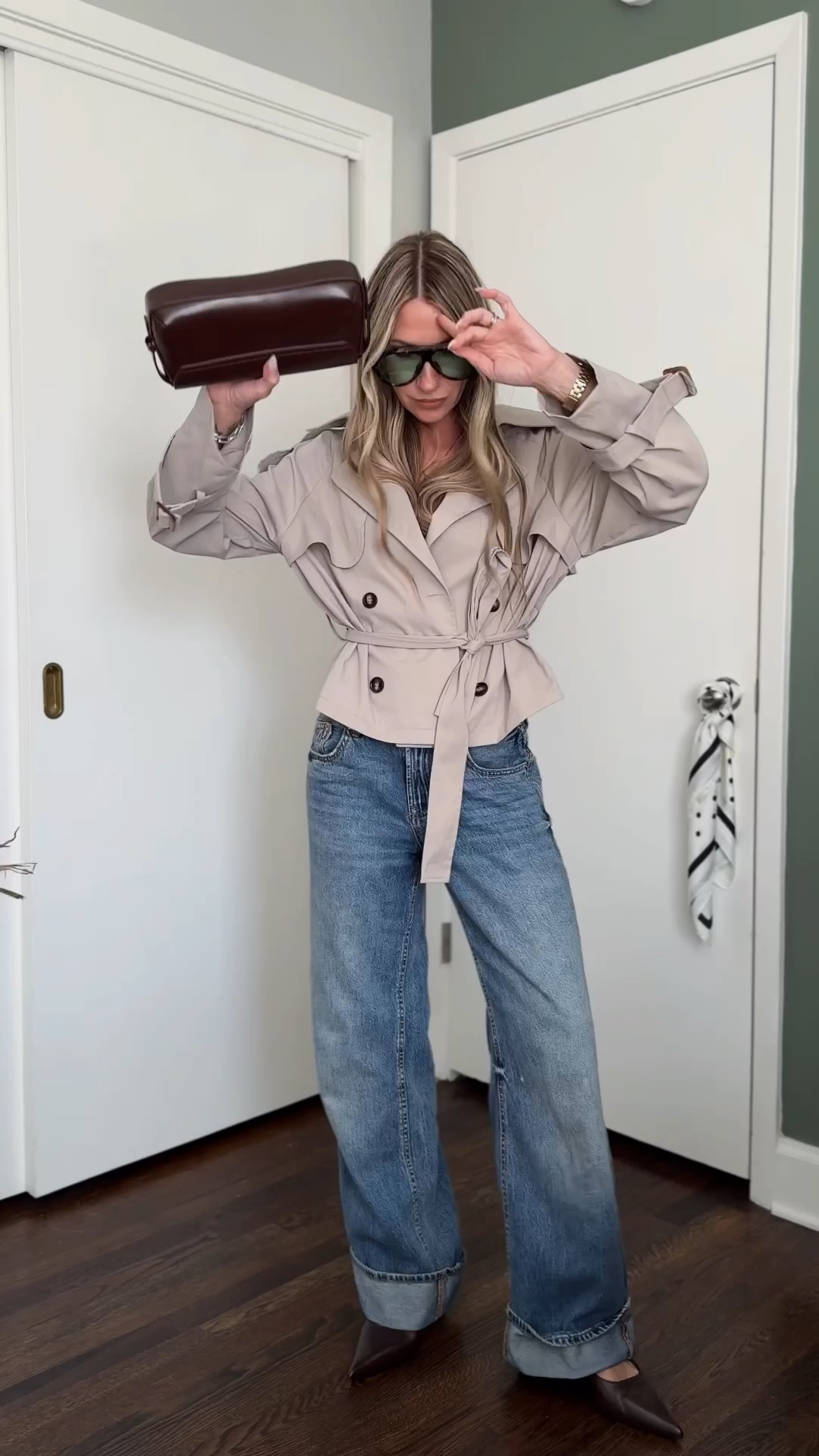 Simple but chic - cropped trench edition 

#LTKgrwm #LTKootd