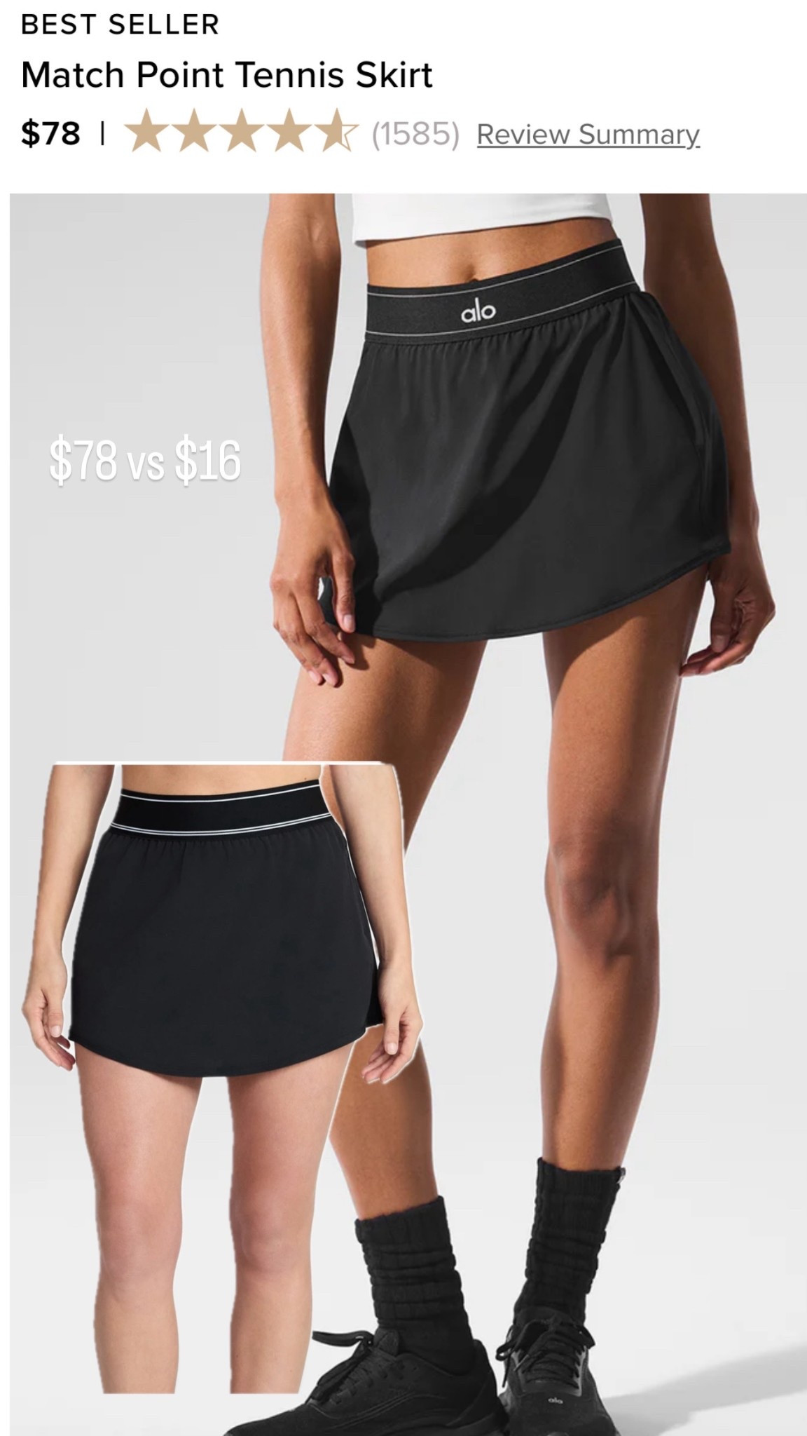 Found a dupe for the all skirt, comes in 4 colors and perfect for summer 



Women’s, look for less, alo, Walmart fashion, women’s fashion, athletic wear 

#LTKfitnessgoals #LTKootd #LTKSaleAlert