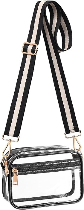 Clear Crossbody Bag Stadium Approved, Clear Purses for Women, Small Clear Stadium Bag for Concert... | Amazon (US)