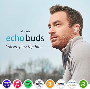 Echo Buds (2nd Gen) | Wireless earbuds with active noise cancellation and Alexa | Wireless chargi... | Amazon (US)