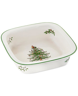 Spode Christmas Tree Square Baker - Macy's | Macy's