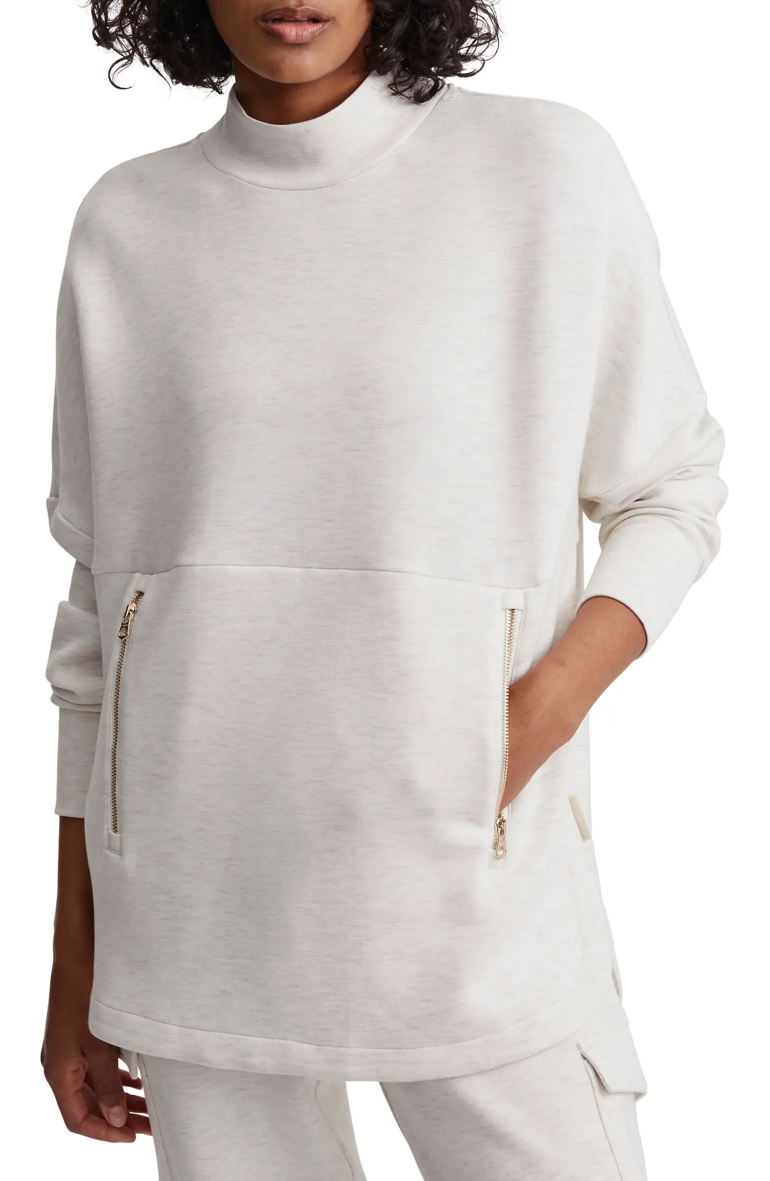 Varley Bay Mock Neck Sweatshirt | Nordstrom | Nordstrom