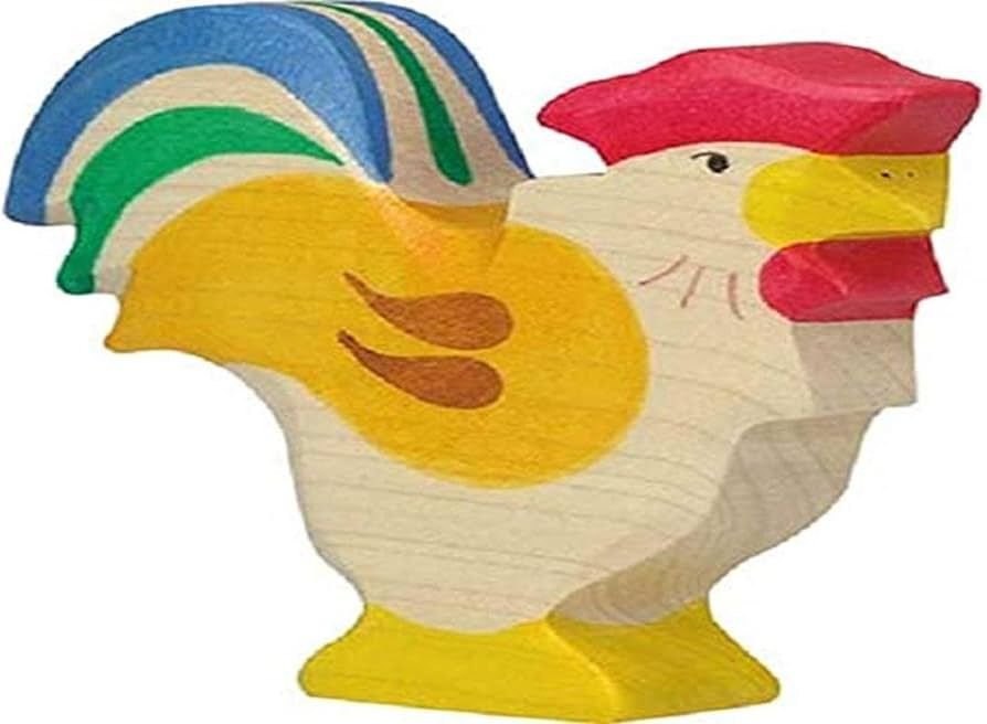 Holtztiger HT80014 Rooster, Assorted Colours | Amazon (US)