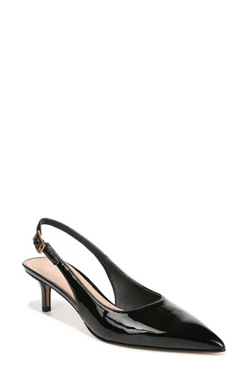 Franco Sarto Kate Slingback Pump in Black at Nordstrom Rack, Size 6.5 | Nordstrom Rack