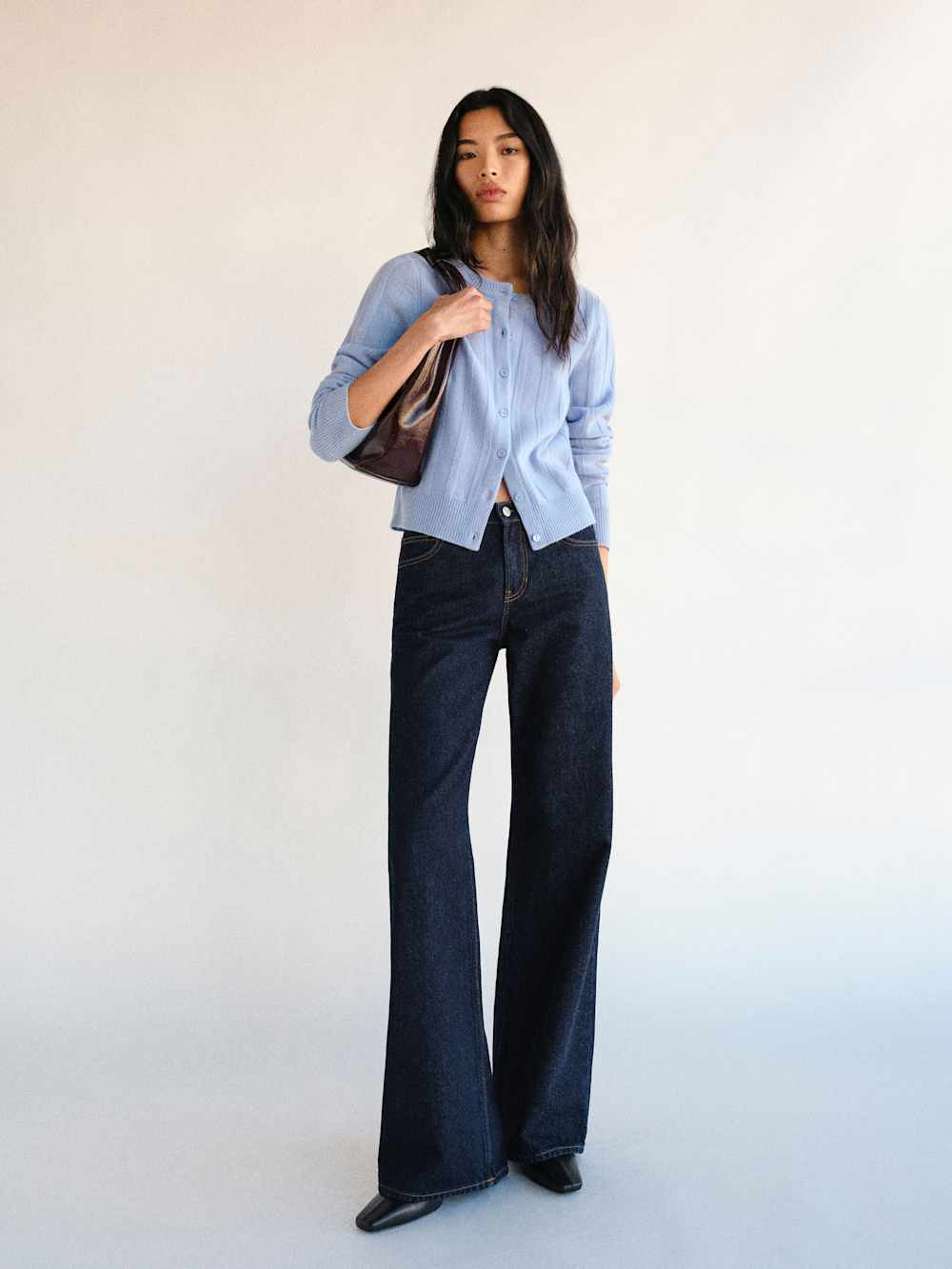 Hannah Crew Cardigan | Reformation (Global)