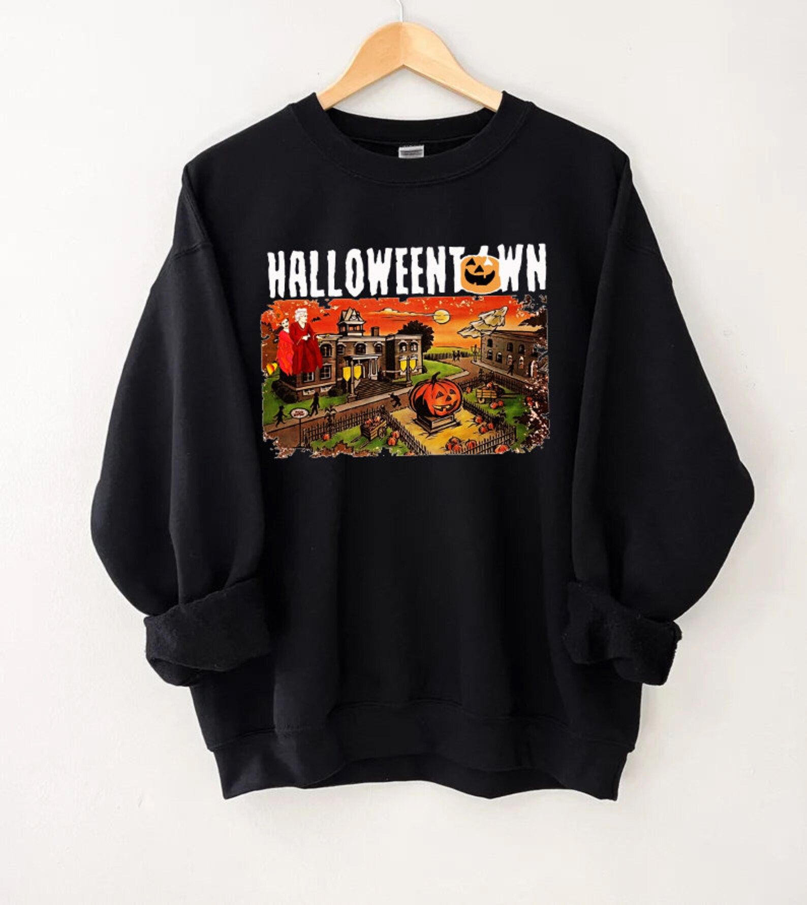 Halloweentown Sweatshirt Halloweentown Chill Crewneck - Etsy | Etsy (US)