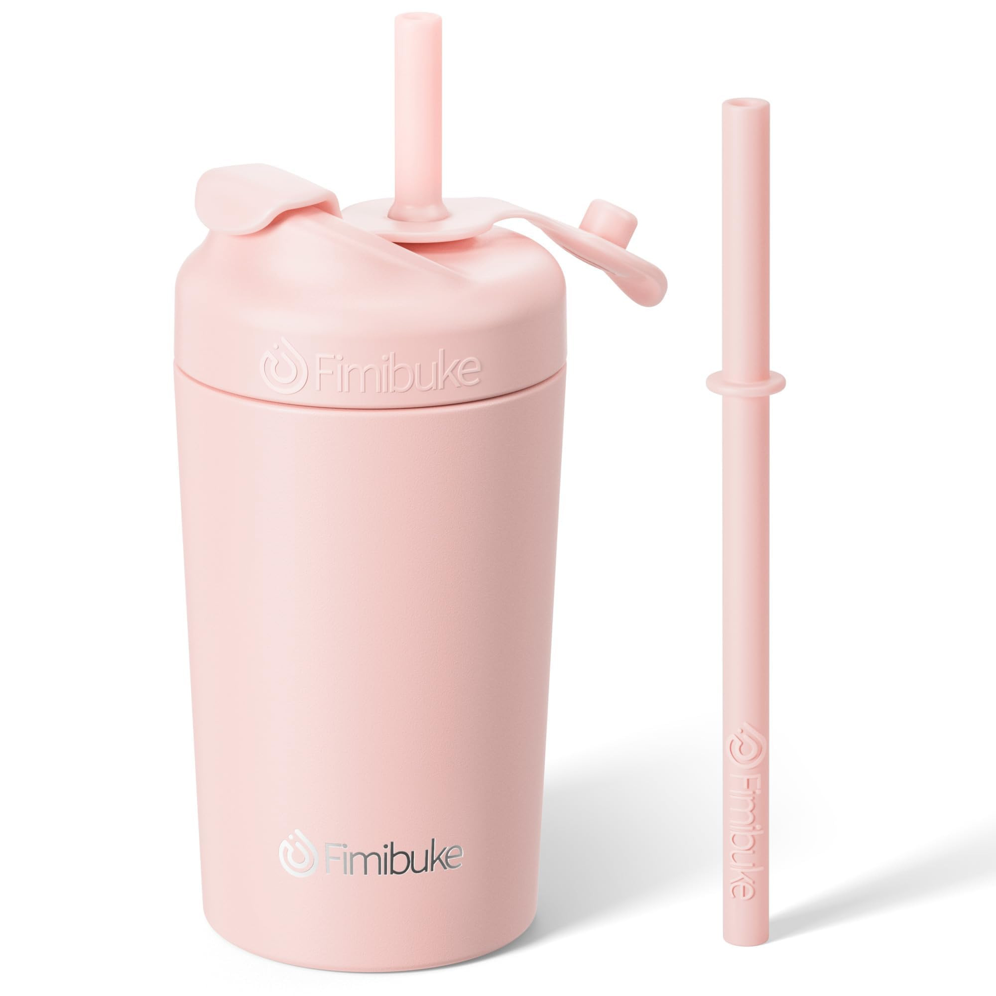 Fimibuke Kids & Toddler Cups, 10 OZ Spill Proof Straw Cups for Toddlers, Leak-Proof Kids Insulate... | Amazon (US)
