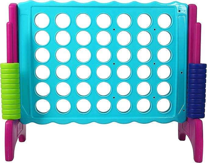 Rally and Roar Giant Plastic 4-in-a-Row - Complete Game Set Includes 44 Chips - Available in Mult... | Amazon (US)