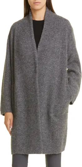 Bouclé Wool & Cashmere Cardigan Coat | Nordstrom
