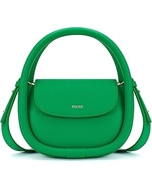 Leather Handbags for Women Shoulder Bags Crossbody Purses Top Handle | Amazon (US)