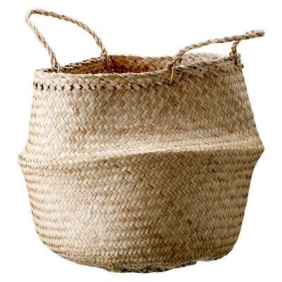 Seagrass Basket With Handles (13.75") - Natural - 3R Studios | Target