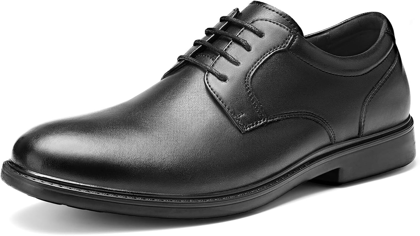 HEEZ Mens Dress Shoes Black, Split Leather Oxford Shoes for Men Nonslip, Comfortable Work Shoes f... | Amazon (US)