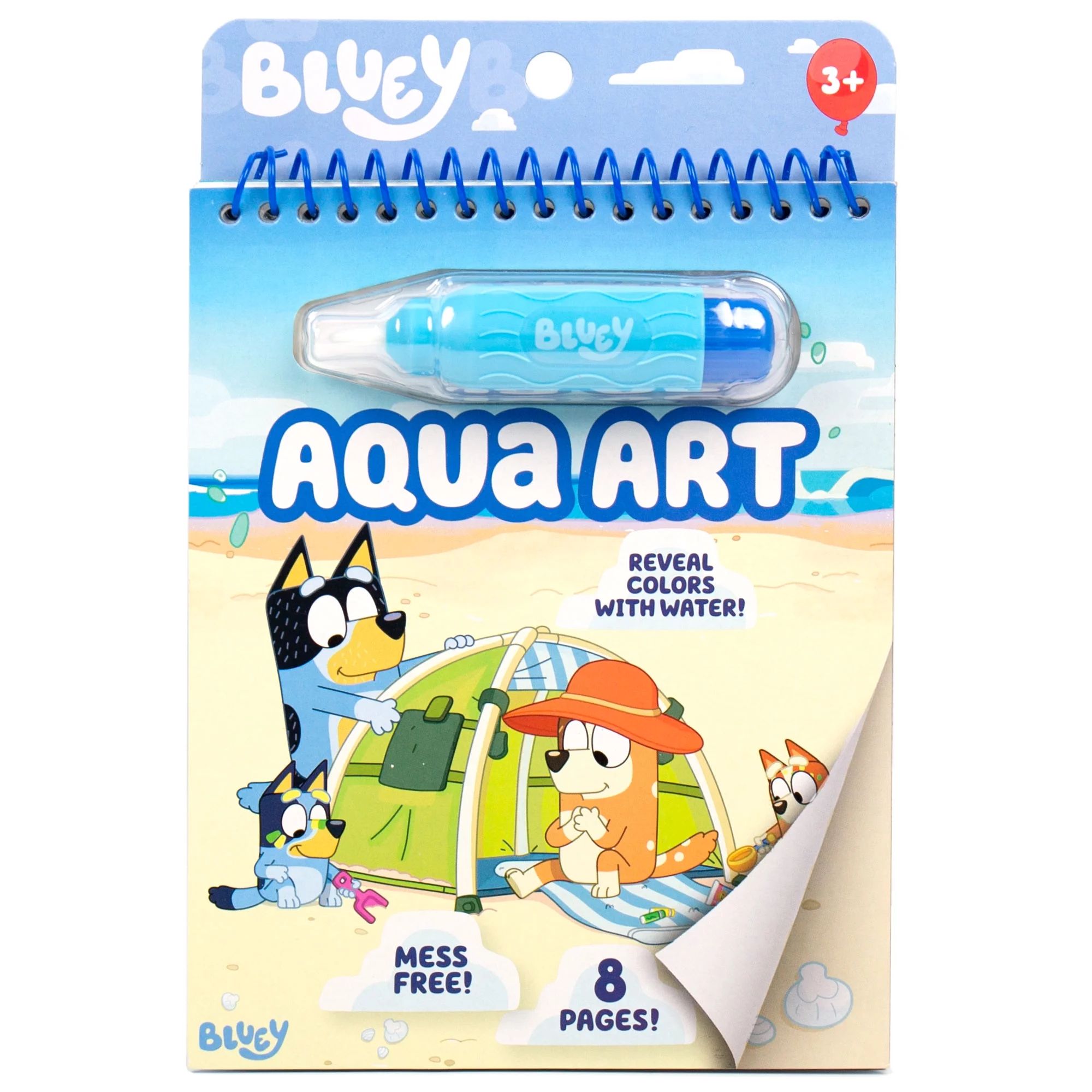 Bluey Aqua Art Pad, 8 pages, Child, Ages 3+ - Walmart.com | Walmart (US)