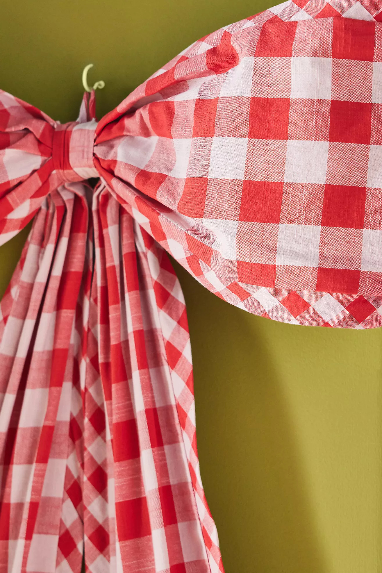 Gingham Bow Tree Topper | Anthropologie (US)