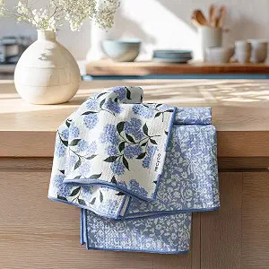 RECYCO Waffle Kitchen Towel Set of 2 - Quick Dry Microfiber Sustainable Dish Towels - Ultra Absor... | Amazon (US)