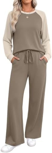 WIHOLL Lounge Sets for Women 2 Piece Fall Outfits 2026 Fashion S-2XL | Amazon (US)