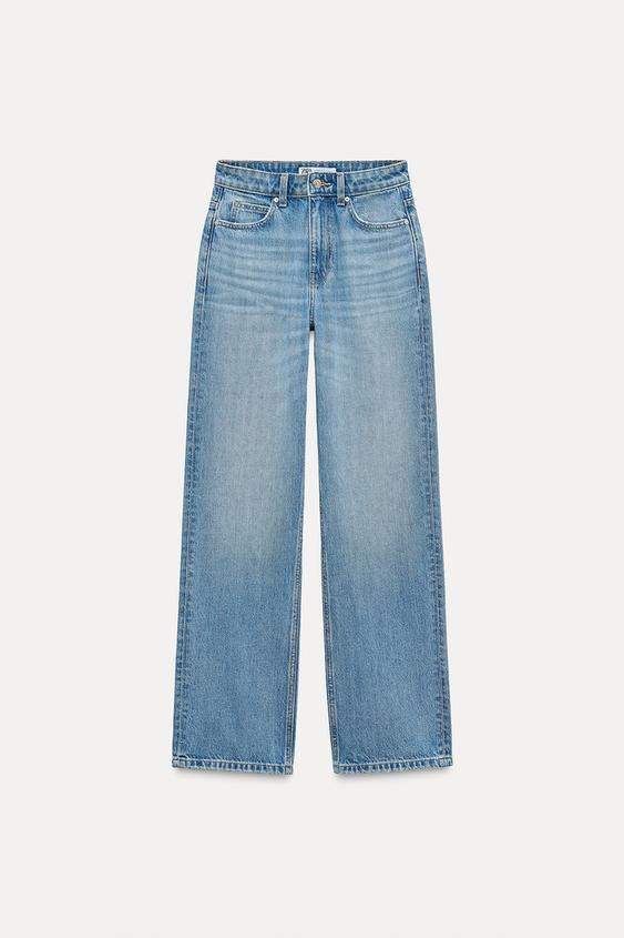 JEANS Z1975 STRAIGHT HIGH-WAIST LONG LENGTH | Zara UK