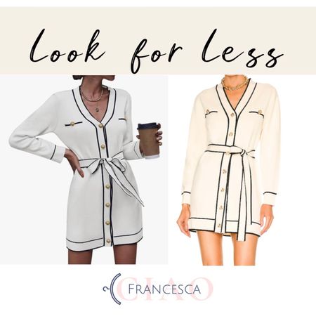 Look For Less! The Amazon version comes in many other color ways as well!! Amazon Find. Wrap dress. Sweater dress. Revolve. Fall Fashion. 

#LTKfindsunder50 #LTKfindsunder100 #LTKstyletip