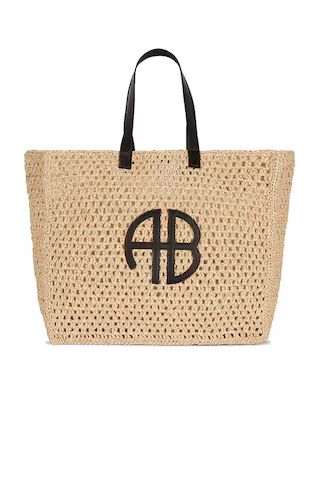 ANINE BING Large Rio Tote in Natural from Revolve.com | Revolve Clothing (Global)