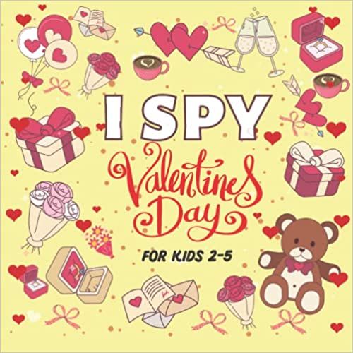I Spy With My Little Eye Valentine's Day: Fun Valentines Day Activity Coloring And Guessing Game ... | Amazon (US)