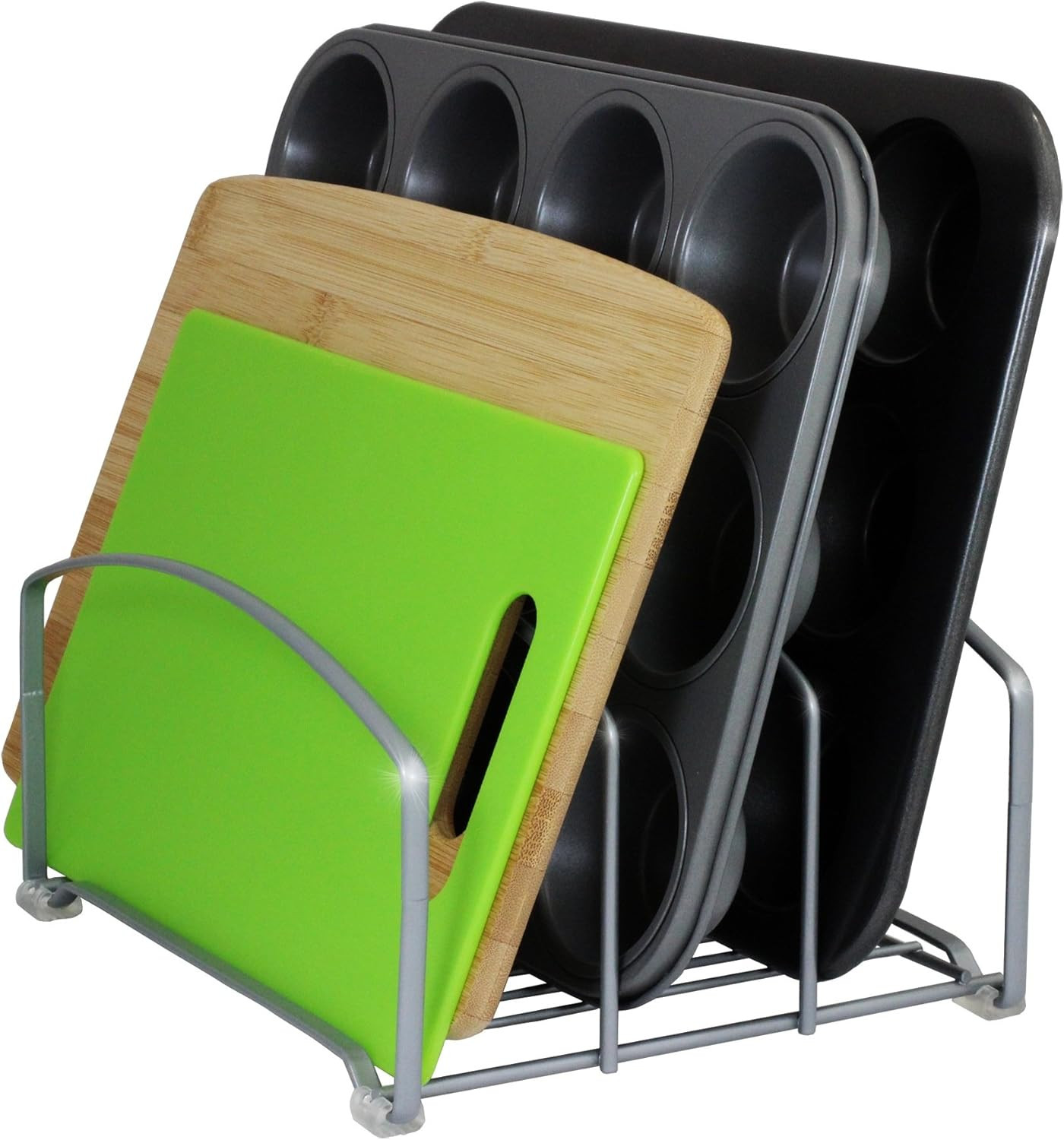 DecoBros Kitchen Houseware Organizer Pantry Rack, Silver | Amazon (US)