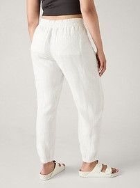 Retreat Linen High Rise Jogger | Athleta