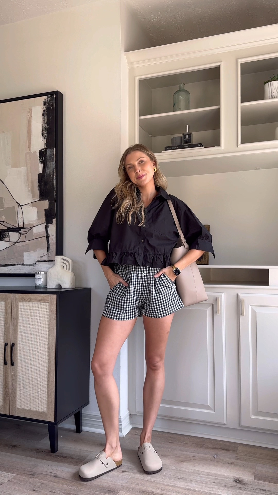 Part 3 in my non-boring breastfeeding friendly outfits series!! Wearing a S in the top and M in boxer shorts. 

#LTKSeasonal #LTKStyleTip