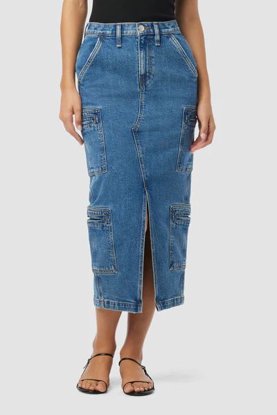 Reconstructed Skirt w/ Cargo Welt Pockets | Hudson Jeans
