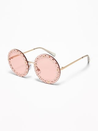 Round Daisy Sunglasses for Girls | Old Navy US