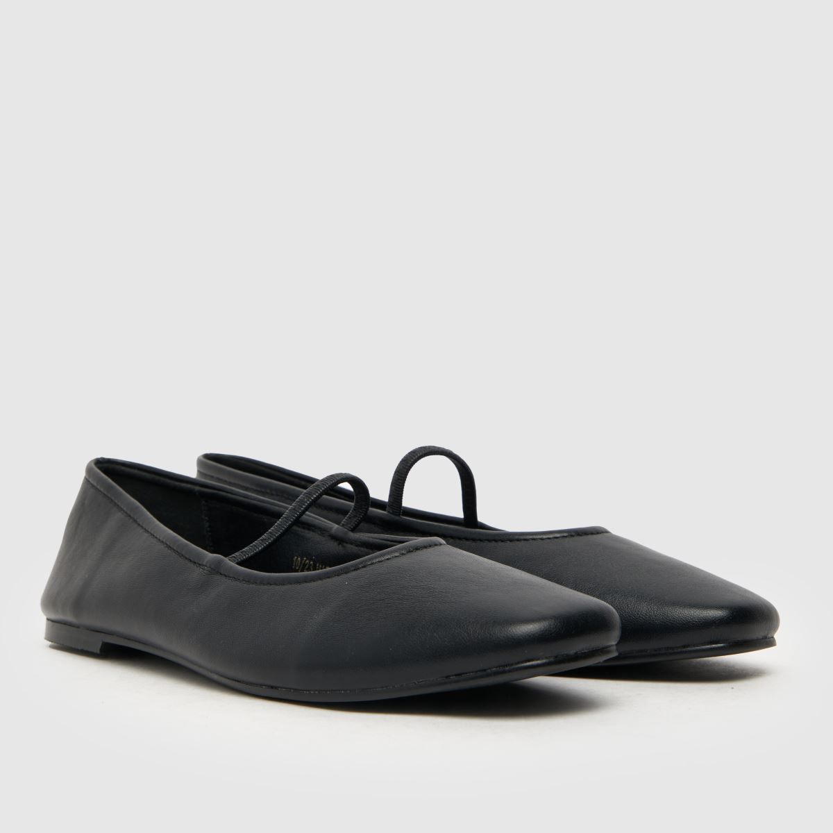 Womens Black schuh Louella Mary Jane Ballerina Flat Shoes | schuh | Schuh