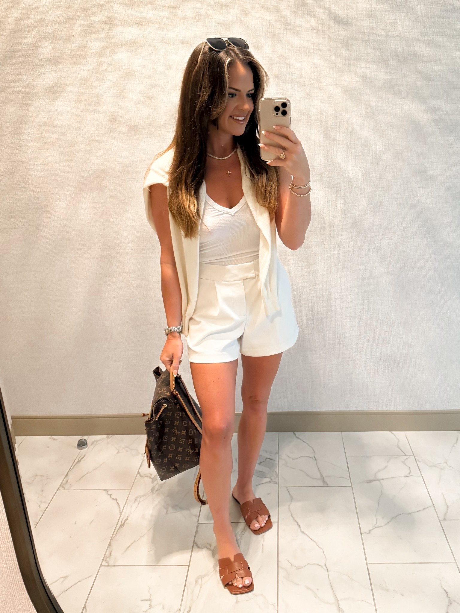 Monochromatic tailored shorts outfit ready for our second day of exploring D.C.


Summer outfit, brunch outfit, travel outfit, neutral outfit 

#LTKFindsUnder100 #LTKFindsUnder50 #LTKStyleTip