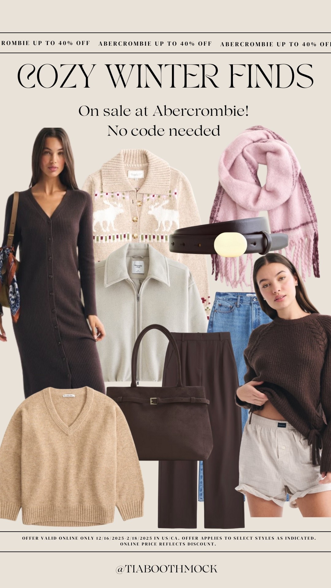 Cutest winter fashion finds all on sale @abercrombie! #AbercrombiePartner 

#LTKHoliday #LTKGiftGuide #LTKSeasonal