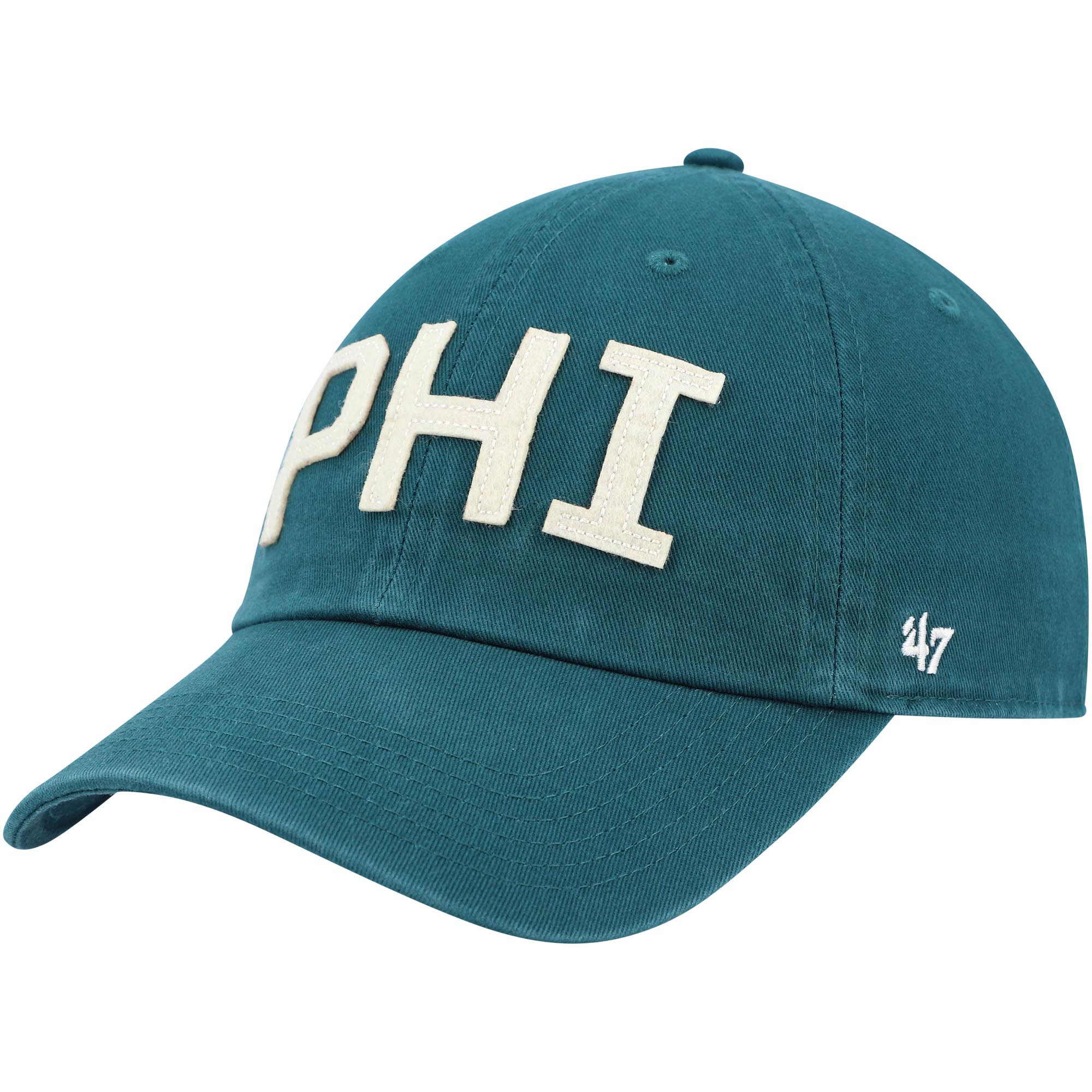 Women's '47 Midnight Green Philadelphia Eagles Finley Clean Up Adjustable Hat | NFL Shop