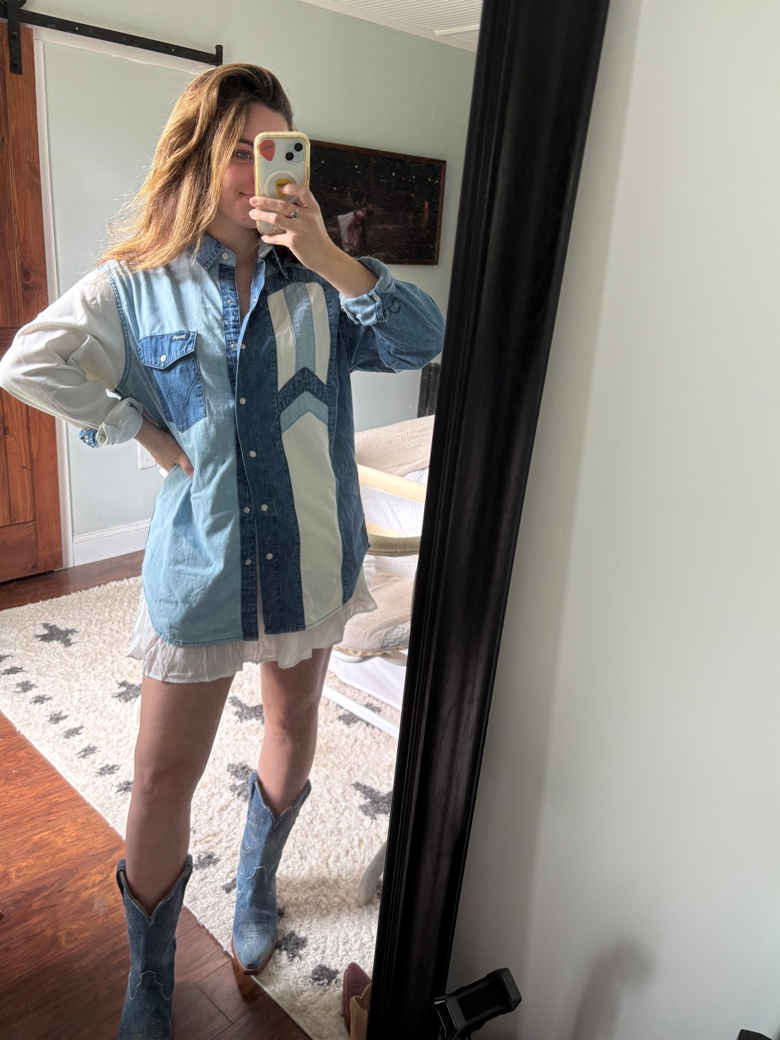 Living in button downs for easy breast feeding access!! Snagged this pearl snap from our local western store Wiseman’s but they have it at rural king and on wranglers website as well!

#LTKStyleTip #LTKBaby #LTKGiftGuide