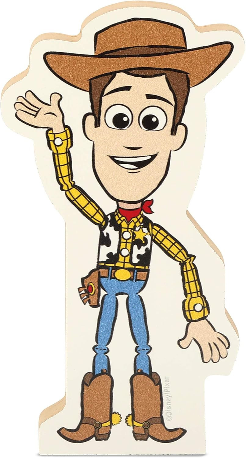 Disney Pixar Toy Story 2 Cowboy Woody Shelf Sitter Decor - Chunky Wood Block Cutout for Kids' Bed... | Amazon (US)