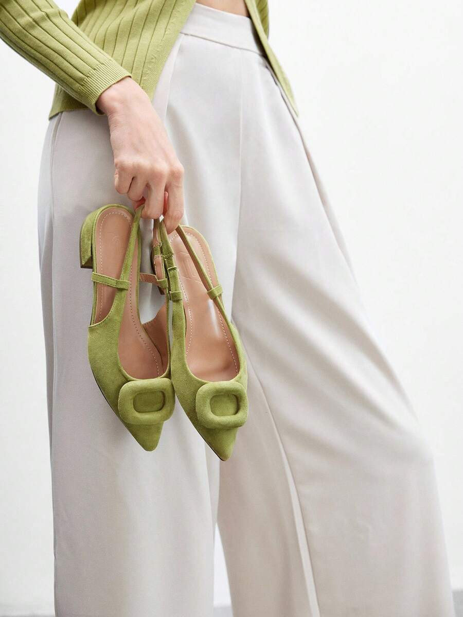 CUCCOO BIZCHIC Women's Pointed Toe Casual Commuting Versatile Flat Shoes | SHEIN