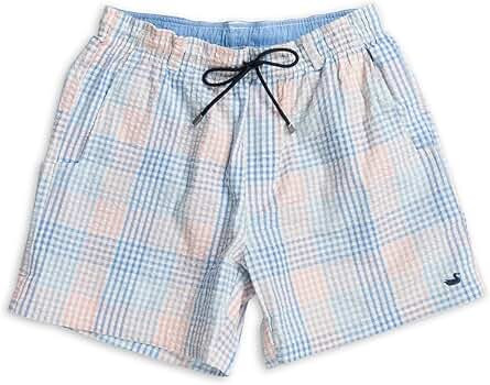 Southern Marsh Dockside Swim Trunk - Seersucker Gingham | Amazon (US)