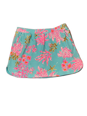 Lilly Pulitzer NWT - Florie Skort - Multi Royal Coral - Size L | eBay US