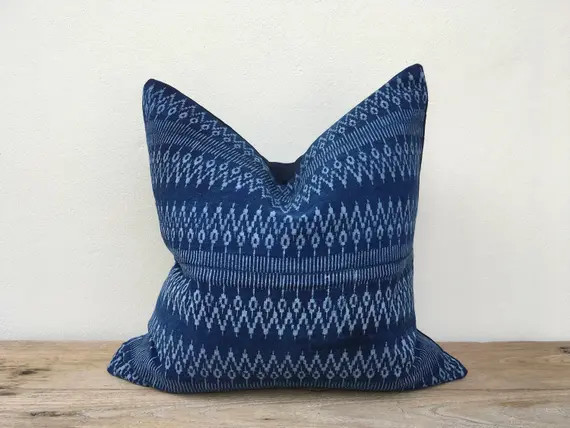 Tribal Tradition Design Ethnic Hand Print Cushion Chic Pillow Cover 20" x 20" reverse made of qualit | Etsy (US)