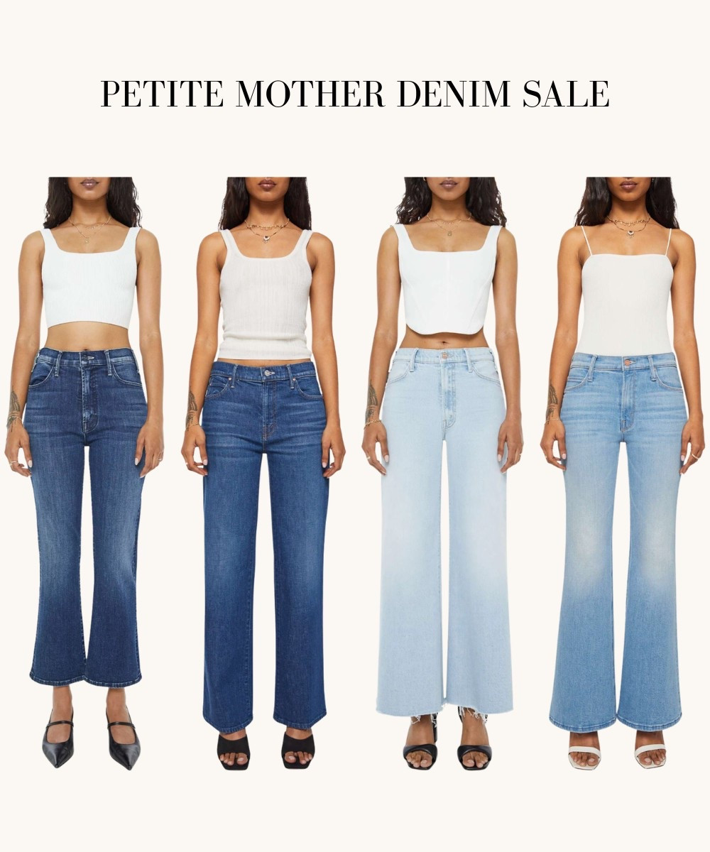 Mother jeans on sale in petite sizing!
Labor Day weekend sales, designer denim

#LTKPetite #LTKSaleAlert #LTKmomlife